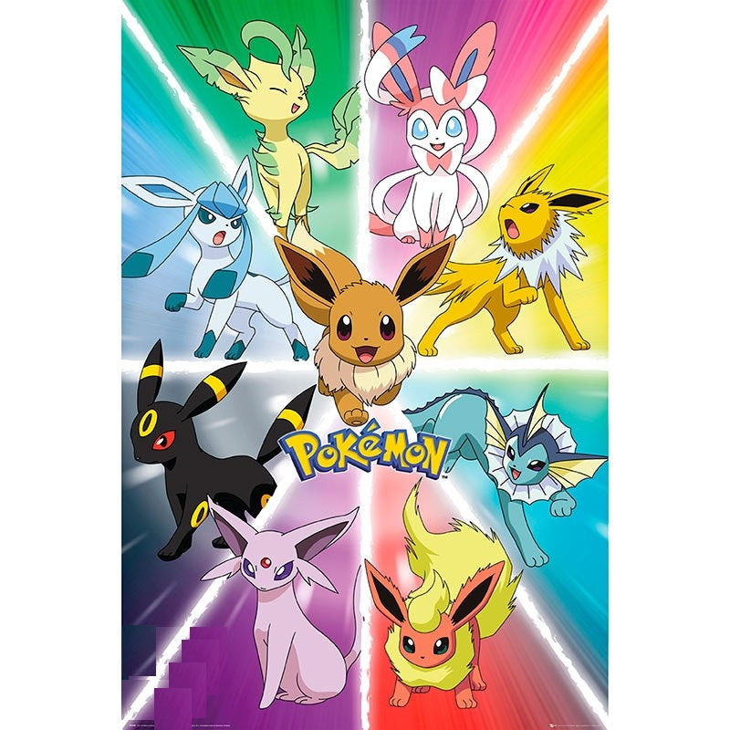 POKEMON - Poster Maxi 91.5x61 - Eevee Evolution