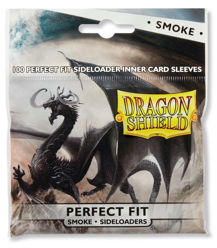 Dragon Shield Sleeves Perfect Fit Smoke Side Loading (100 stuks)