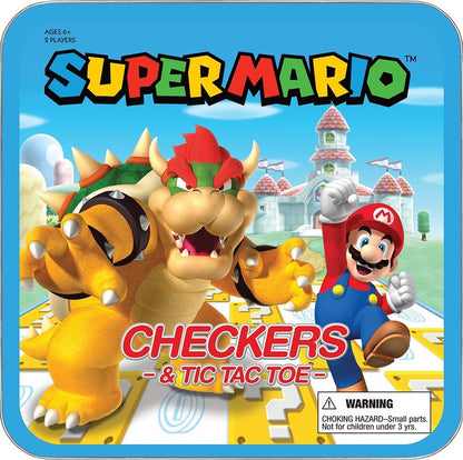 Super Mario Checkers -Tic Tac Toe-