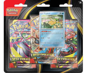 Pokemon TCG 3 Booster Packs with Promo Card - assorted - Mega Evolution