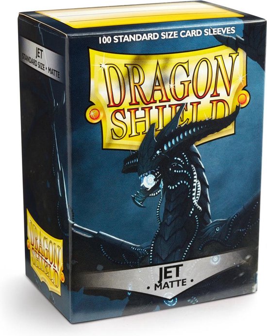 Dragon Shield (DS): Standard Matte Jet Sleeves (100pcs)