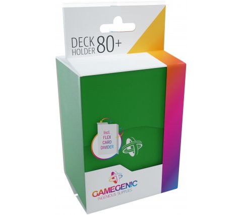 Gamegenic Deckbox Deck Holder 80+ Green