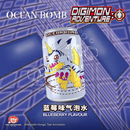 Sparkling Water - Blueberry Flavour - Ocean Bomb