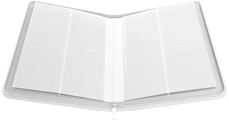 Portfolio Zip-Up Album 8-Pocket White
