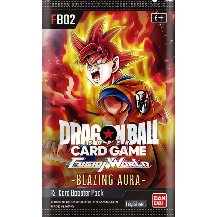 Dragon Ball Super Trading Card Game Fusion World 02 Blazing Aura Booster pack FB02 [ENGLISH, 24 Packs]