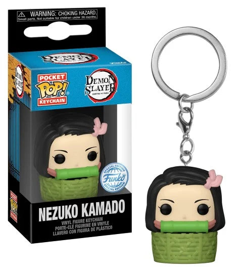 Funko POP! Keychain Demon Slayer: Nezuko Kamado in Basket Special Edition