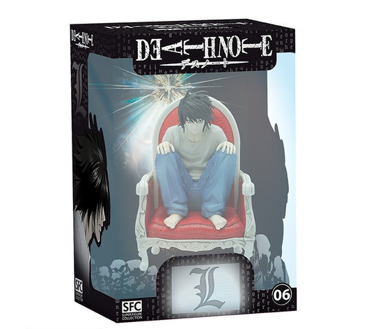 L on chair - Death Note - 15cm