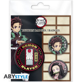 DEMON SLAYER Badge Pack Tanjiro & Nezuko S2