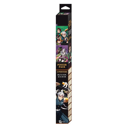 DEMON SLAYER - Set 2 Posters Chibi 52x38 - Entertainment District