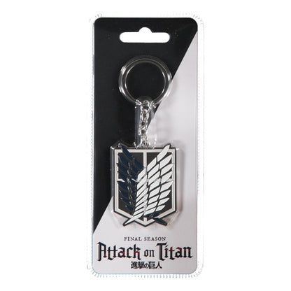 Attack on Titan Survey corpse metal keychain