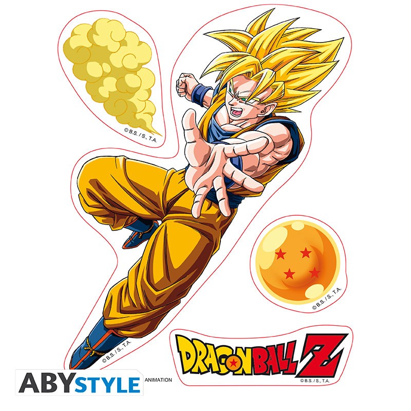 DRAGON BALL Z Mini Stickers Goku Vegeta (16x11cm)