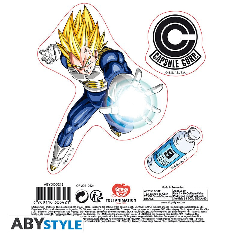 DRAGON BALL Z Mini Stickers Goku Vegeta (16x11cm)