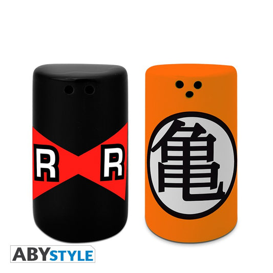 DRAGON BALL Z Salt & Pepper Shakers Kame & Red Ribbon