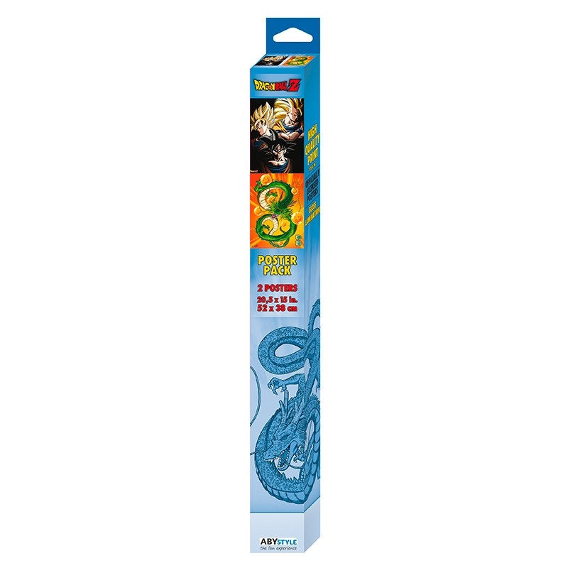 DRAGON BALL - Set 2 Posters Chibi 52x38 - Goku & Shenron