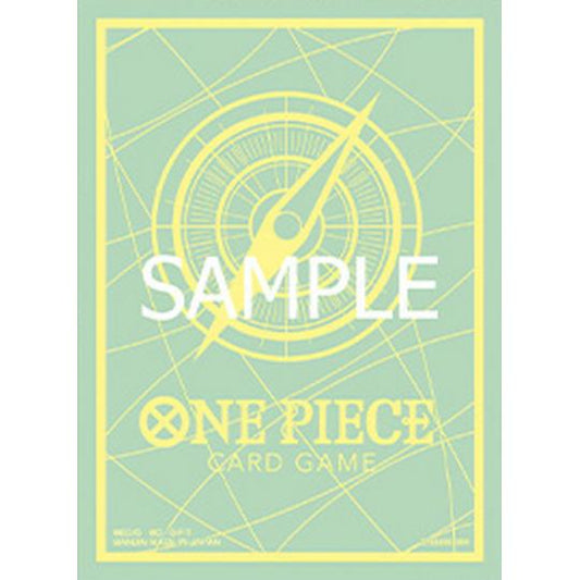 One Piece Card Game Official Card Sleeve 9 (Standard Green & Lemon)