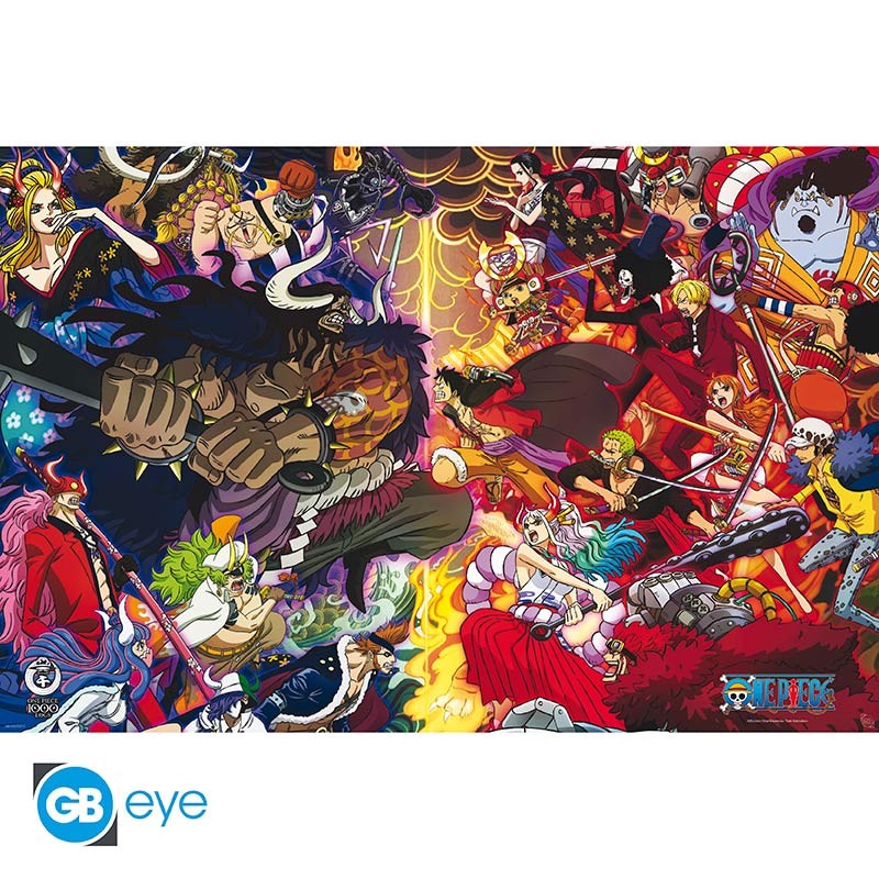 ONE PIECE - Poster Maxi 91.5x61 - 1000 logs Final Fight