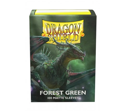 Dragon Shield - Sleeves Matte: Forest Green (100 stuks)