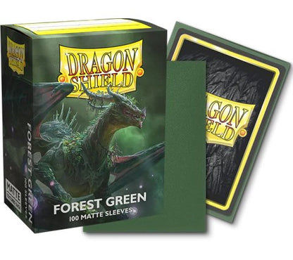Dragon Shield - Sleeves Matte: Forest Green (100 stuks)